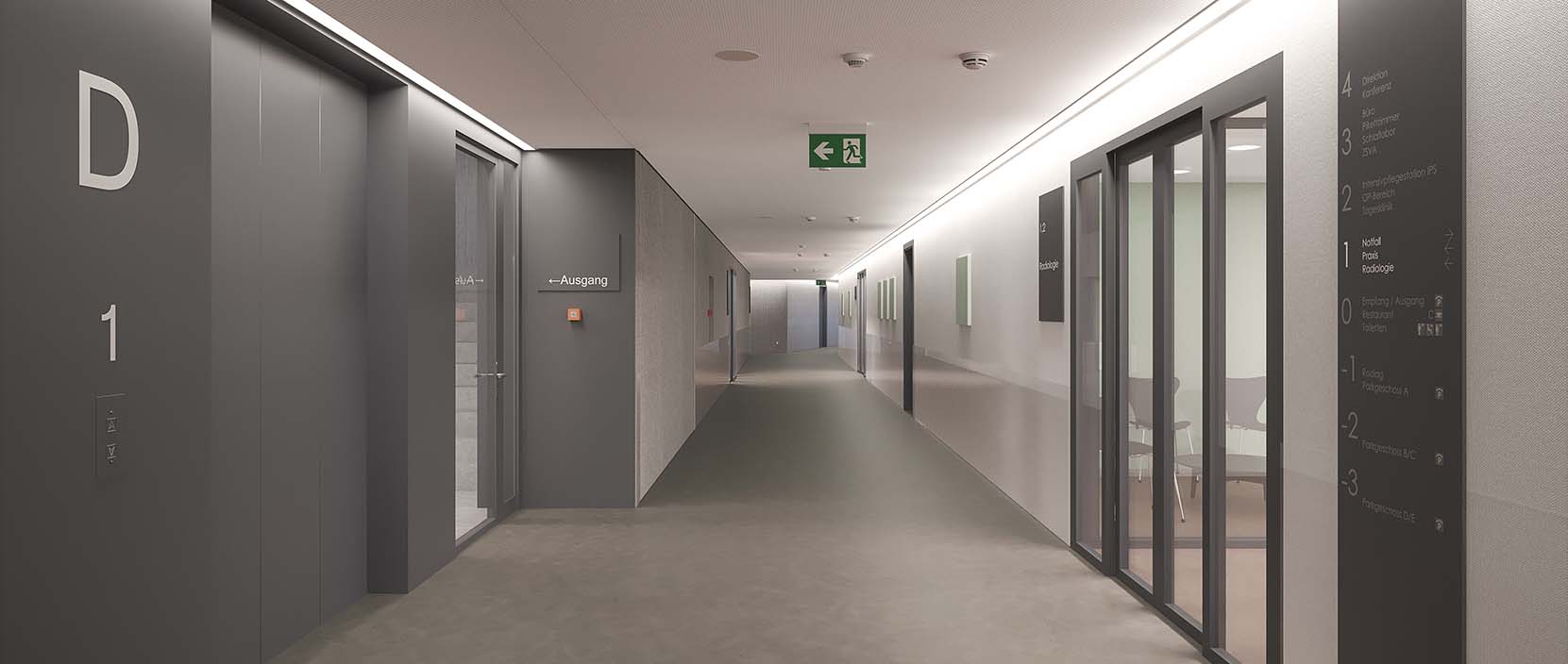 1000 See-Spital Horgen_Korridor_210903